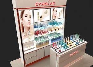 skin care display stands with counter