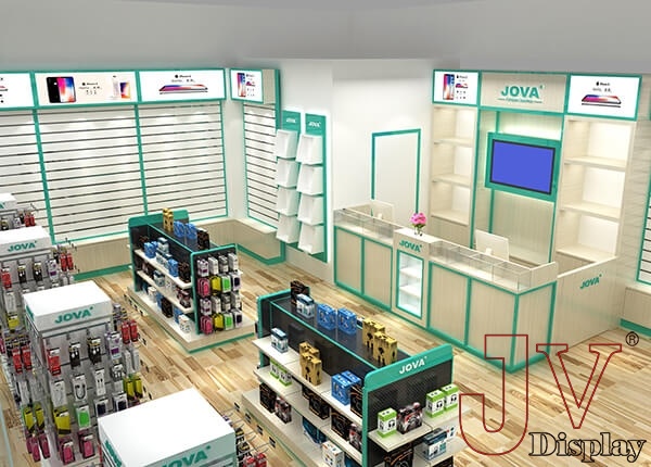 mobile shop fitting design