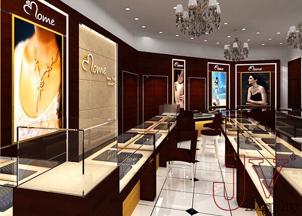 jewelry store display case