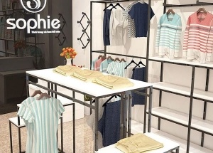 custom clothing shelves for shops