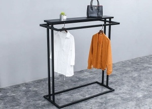 retail free standing garment rack display