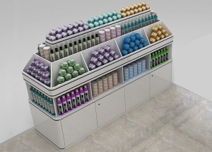 retail creative soap display gondola shelf rack