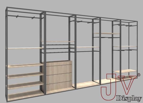 commercial garment display racks