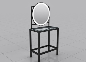 Black makeup vanity set,makeup desk with mirror