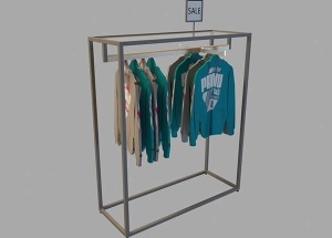 retail commercial clothing racks wholesale