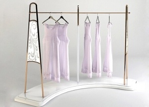 round retail clothing rack garment display rack