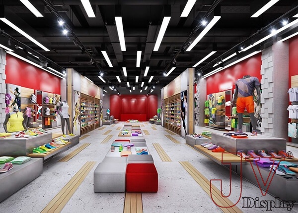 sports shop interior design