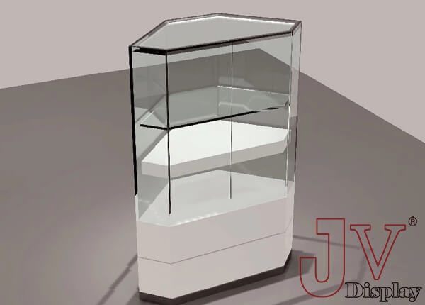 corner display case