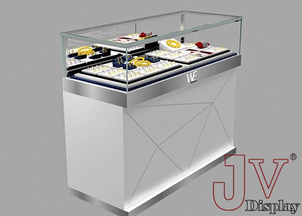 glass jewellery display cabinet