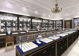 Jewellery cabinet for shop