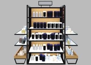 professional makeup display racks for store