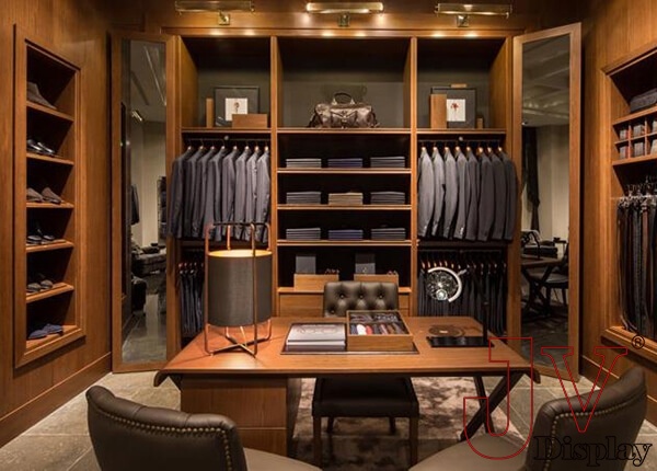 menswear showroom display