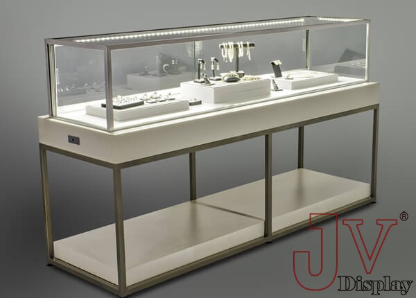 gold jewellery display showcase
