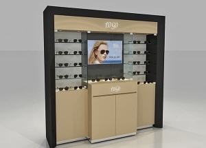 eyeglass display rack for optical shop wall decor