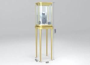 jewelry pedestal display case wholesale