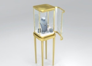 jewelry pedestal display case wholesale