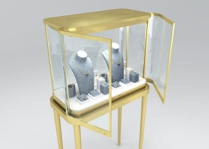 jewelry display cases full-vision jewelry showcase wholesale