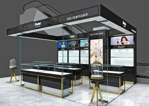 mall watch kiosk design custom watch display showcase