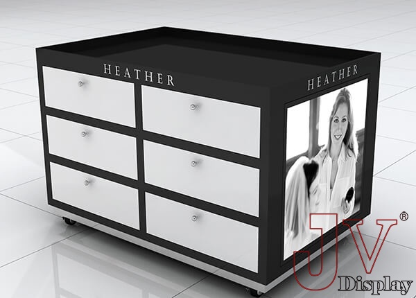 wooden cabinet with drawers