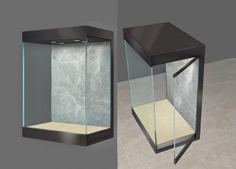 Wall display boxes