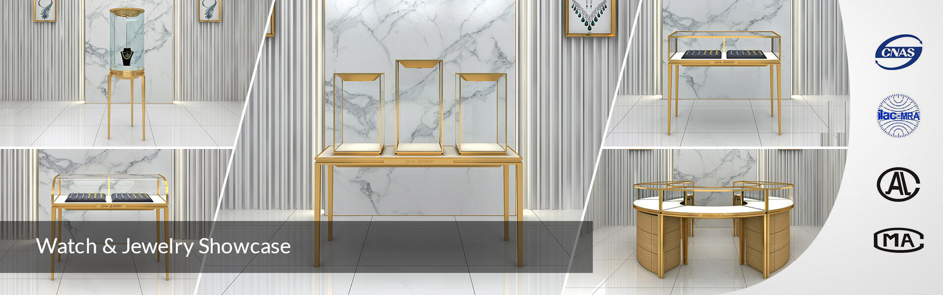 Wooden And Glass Showcase