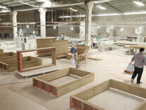 wooden workshop of store display manufacturers in china