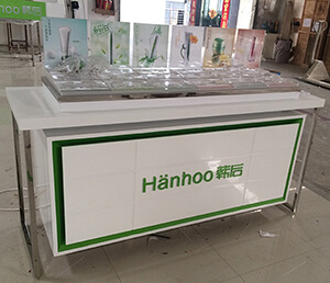 Cosmetic display stands for Hanhoo cosmetics project
