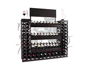 Take care with wine display cabinet